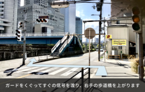 JR環状線 東西線 京橋駅からのルート案内_03